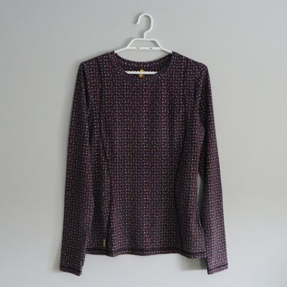 Lole Women's Sz M Multicolored Activewear Crewneck Stretch T-Shirt Crewneck Top - Picture 1 of 13